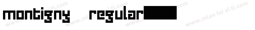 montigny regular字体转换